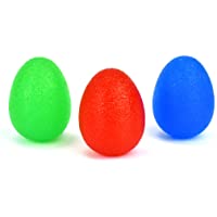 MEGLIO Huevos de Ejercicio de Mano para Aliviar el Estrés- Pelotas Fortalecedoras del Agarre de Manos &amp- Dedos…